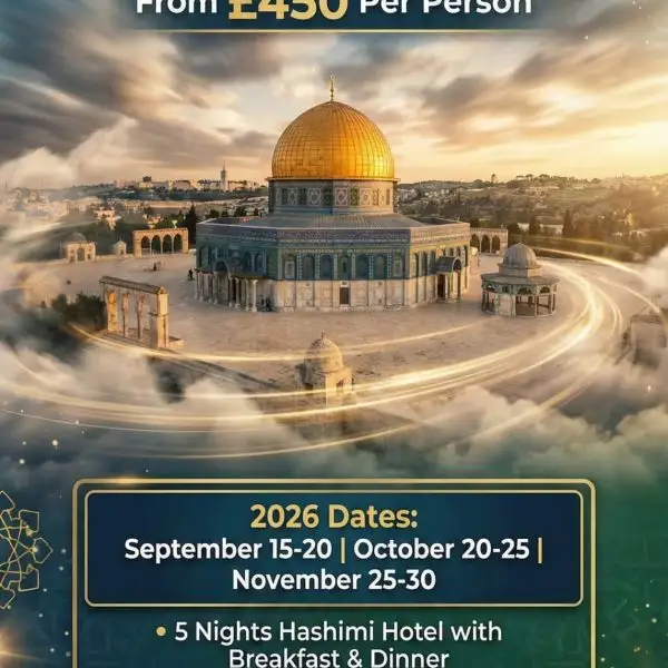 Al Aqsa Tour 25-30 November 2026